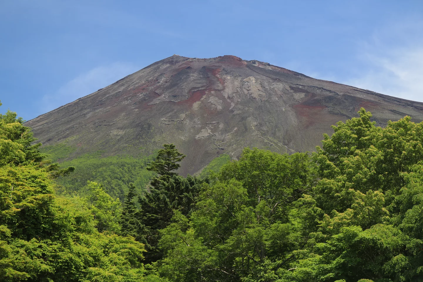 Mount Fuji from parking of Shizuoka Prefectural Road Route 152.jpg