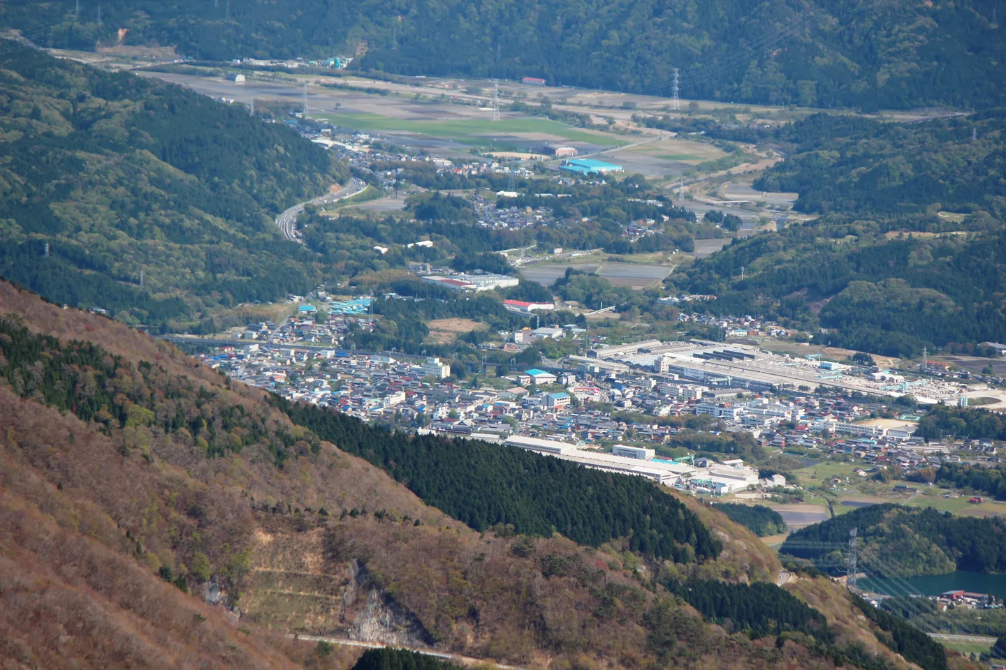 Sekigahara from Mount Ibuki.JPG