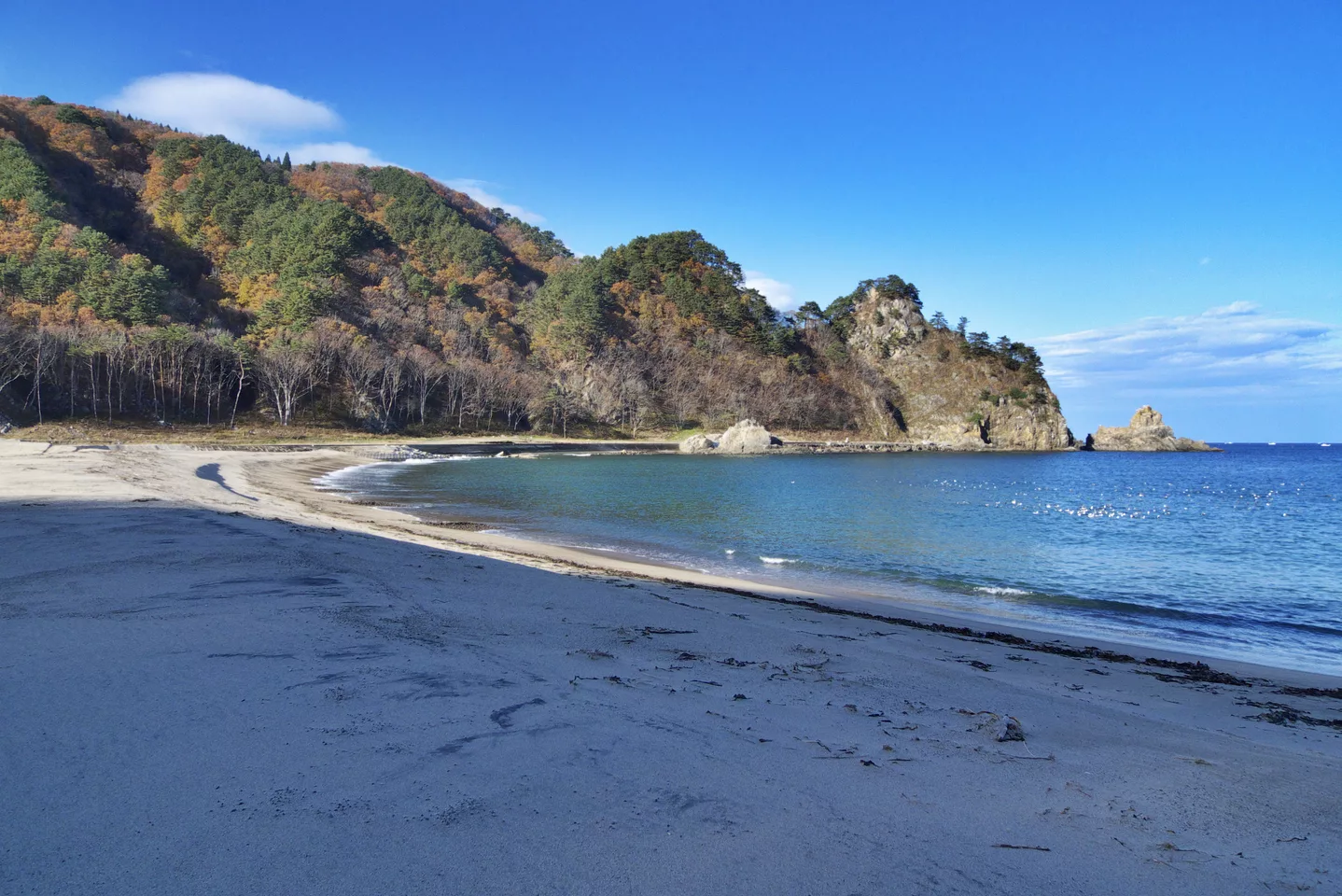 Fudaihama in Fudai, Iwate, Japan