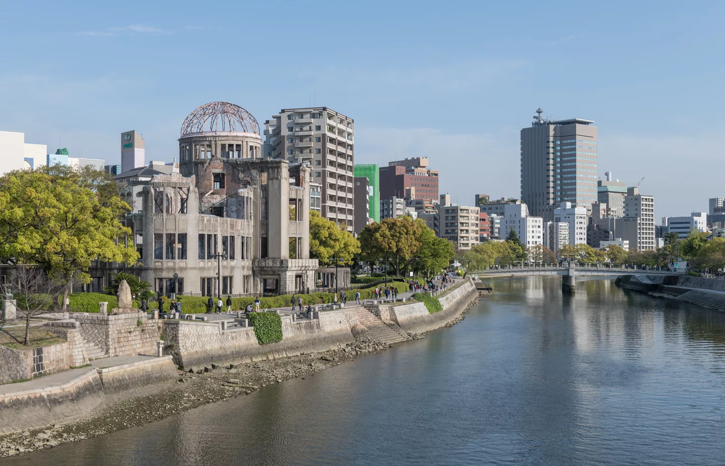 Atomic Bomb Dome and Motoyaso River, Hiroshima, Northwest view 20190417 1.jpg