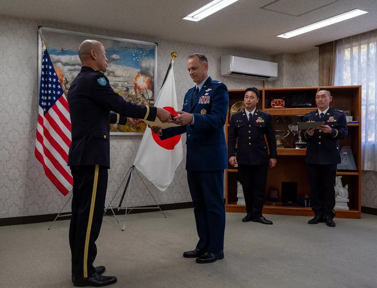 Yokota Airmen receive Japan Defense Cooperation Medal (9458297).jpg