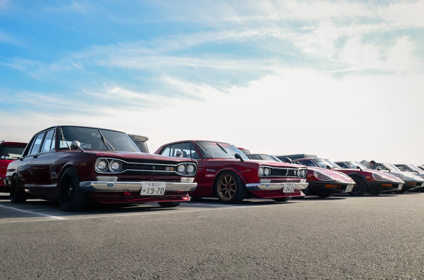 The parking lots were infinitely more interesting than the actual event itself. @ Nismo Festival, Fuji Speedway - Japan (11171967706).jpg